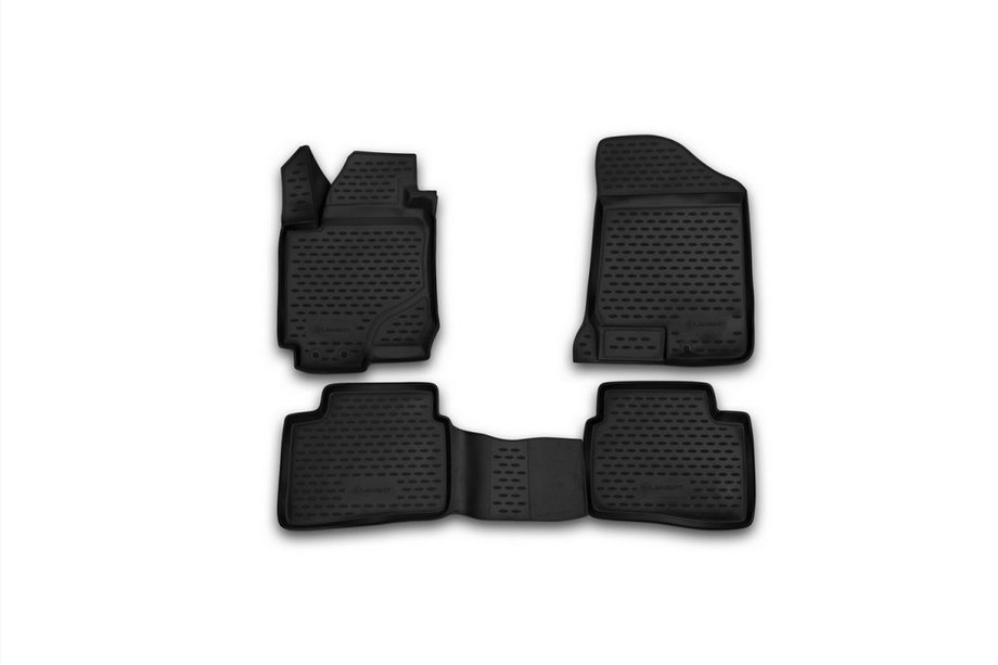 Kia Ceed 2007-2012 Alfombrillas de goma 3D para interior (4 uds, Novline) Image