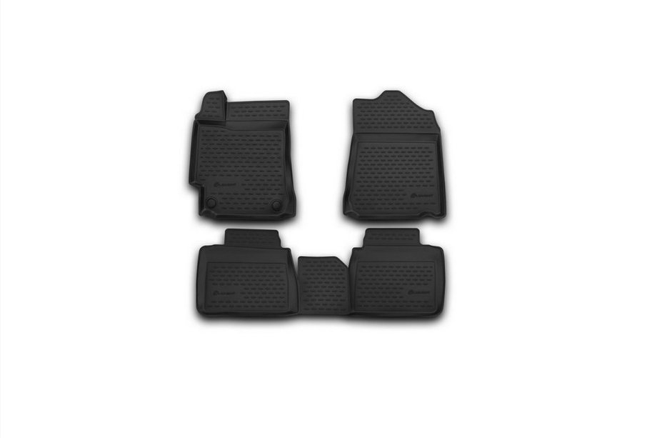 Toyota Camry 2011–2017 (2014↗) Alfombrillas de goma 3D para interior (4 uds, Novline) Foto 1