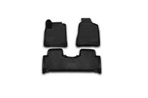 SsangYong Action 2005-2018 (2013↗) Alfombrillas de goma 3D para interior (3 uds, Novline) foto 1