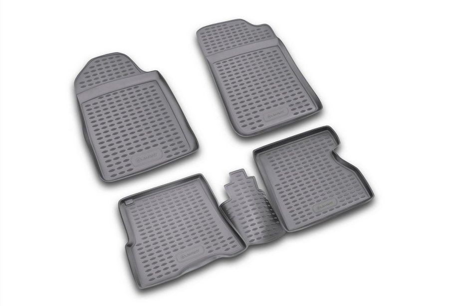 Renault Kangoo 1998-2008 Alfombrillas de goma para interior (4 uds, Novline) Image