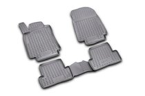 Renault Clio III 2005-2012 Alfombrillas de goma para interior (4 uds, Novline) foto 1