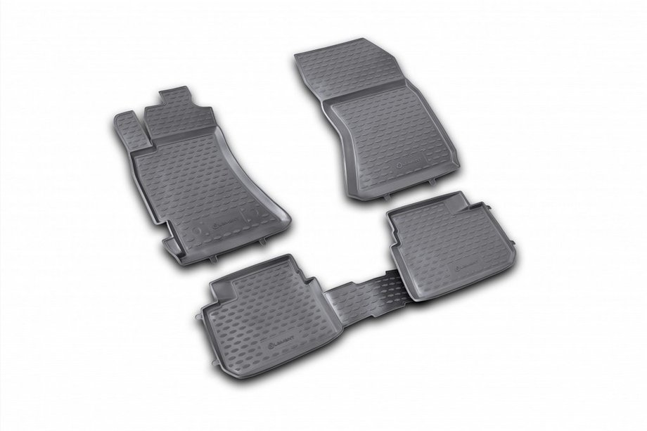 Subaru Forester 2008-2013 Alfombrillas de goma para interior (4 uds, Novline) Foto 1