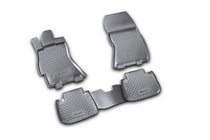 Subaru Legacy 2009-2014 Alfombrillas de goma para interior (4 uds, Novline) foto 1