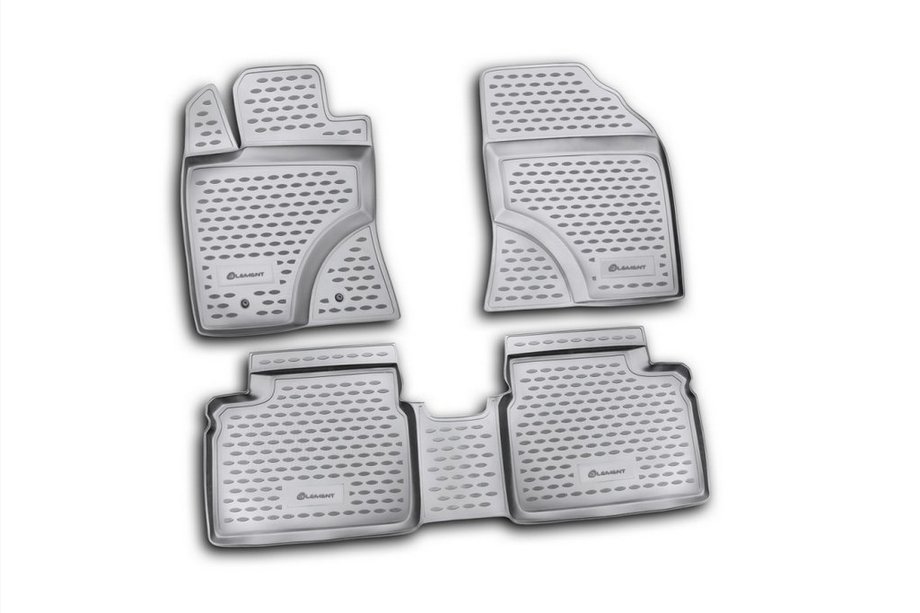 Toyota Avensis 2009-2018 Alfombrillas de goma para interior (4 uds, Novline) Foto 1