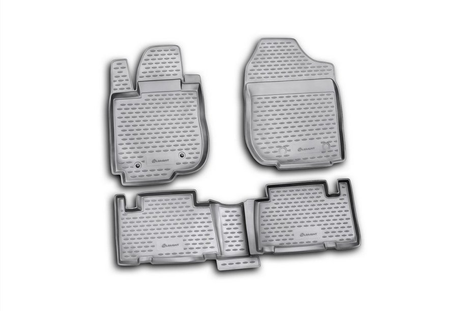 Toyota Rav 4 2006-2013 (2010↗) Alfombrillas de goma para interior (4 uds, Novline) Image