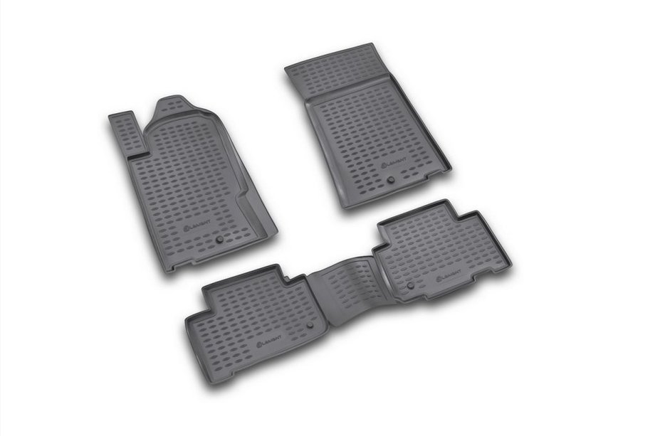 SsangYong Rexton I 2001-2017 Alfombrillas de goma interior (4 uds, Novline) Opcion 2 Foto 1