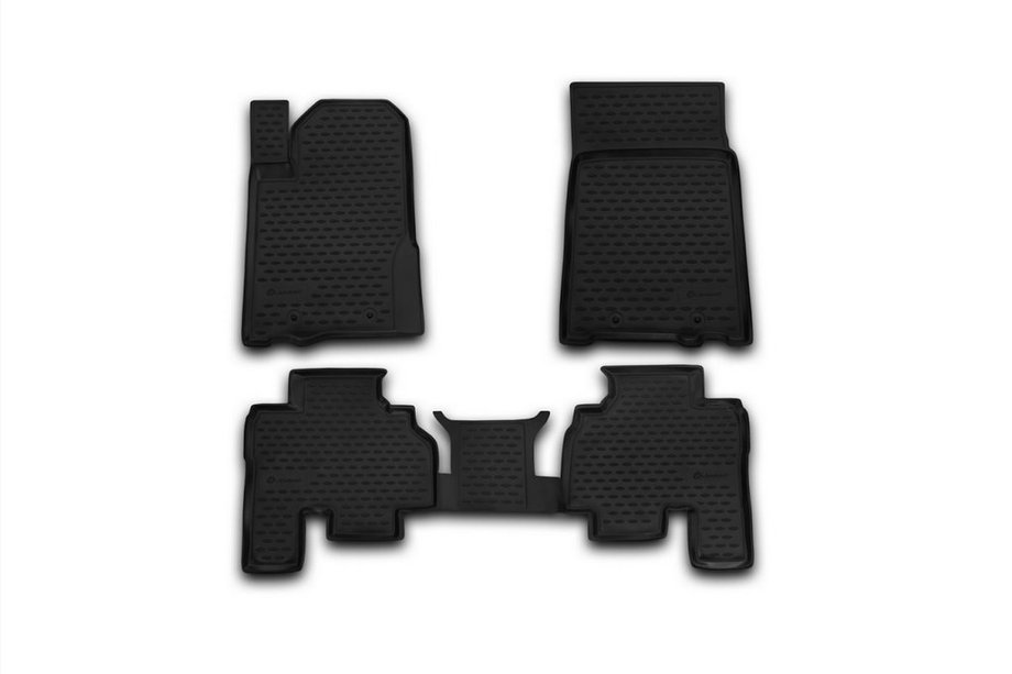 SsangYong Kyron 2005-2014 Alfombrillas de goma para interior (4 uds, Novline) Foto 1