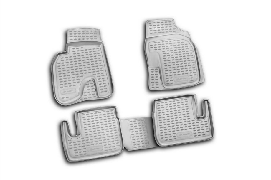 Chery Tiggo 1 2005-2016 Alfombrillas de goma para interior (4 uds, Novline) Foto 1