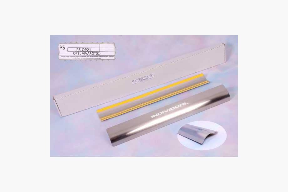 Opel Movano 2004-2010 Protector de umbral Natanika Standard (4 uds, acero inoxidable) Foto 1