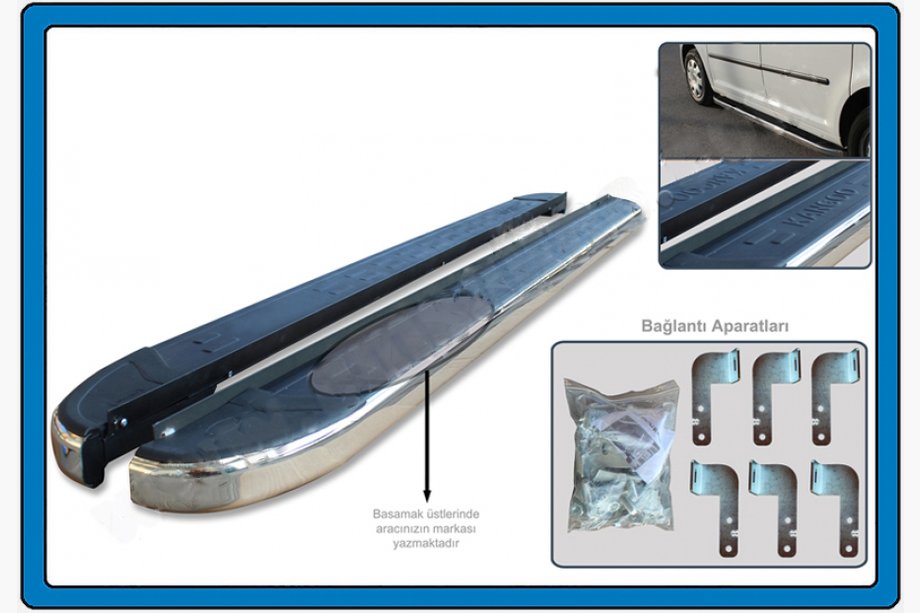 Opel Antara 2006-2017 Estribos Laterales MsLine Omsa (2 uds, Aluminio) Image