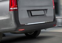 Mercedes Vito/V-class W447 2014- Moldura Tapa Maletero Acero Inoxidable OmsaLine - Acero Inoxidable Italiano foto 1