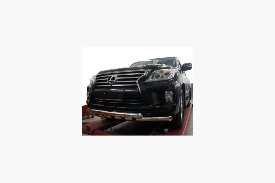 Lexus LX570/450d 2008-2022 Defensa delantera Gronder (2008-2015 acero inoxidable) Image