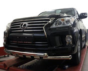 Lexus LX570/450d 2008-2022 Defensa delantera Gronder (2008-2015 acero inoxidable) foto 1