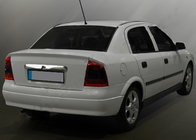 Opel Astra G classic 1998-2012 Moldura sobre la matrícula (acero inoxidable) OmsaLine - Acero Inoxidable Italiano foto 1