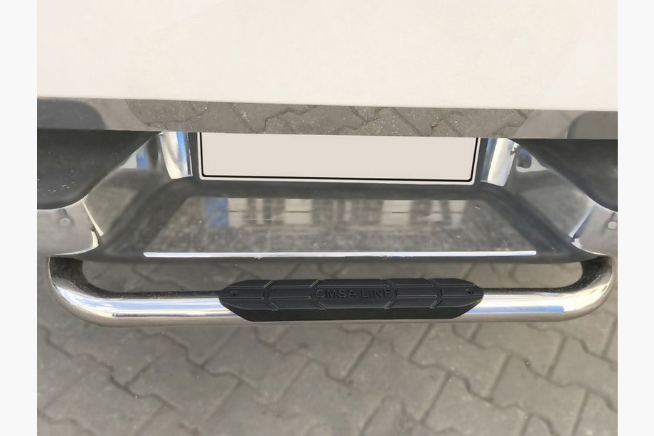 Fiat Fullback 2016- Protector Trasero Omsa (Acero Inoxidable) 76 mm Image