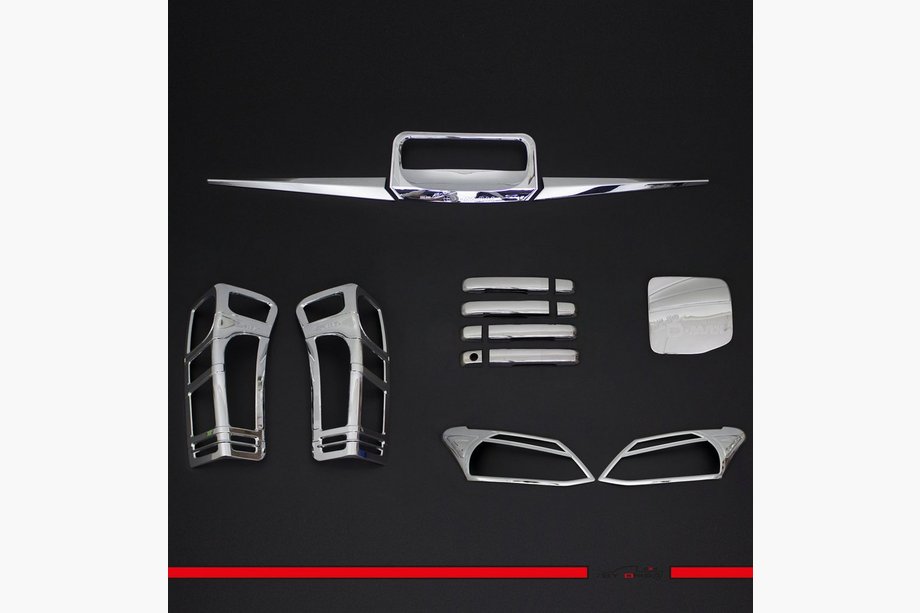 Isuzu D-Max 2011-2019 Juego de Molduras (Cromado ABS) Image