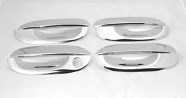 BMW 5 Series E39 1996-2003 Cubiertas y bases cromadas para manijas de puerta (4 uds., acero inoxidable) foto 1