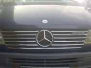 Mercedes Sprinter W901/902/903/904/905 1995–2006 Cubiertas de parrilla cromadas (1995-2000, 12 piezas, acero inoxidable) foto 4