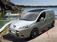 Citroen Berlingo 2008-2018 Tubos Laterales (2 uds., Acero Inoxidable) 70mm, con estribos de plástico foto 1