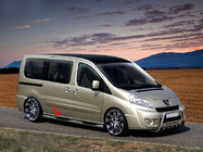 Fiat Scudo 2007-2015 Barras Laterales BB002 (2 uds., Acero Inoxidable) 60 mm, batalla corta foto 2