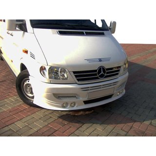 Moldura para paragolpes delantero 4 faros (CDI, para pintar) Mercedes Sprinter W901/902/903/904/905 1995–2006 foto 2