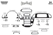 Mercedes Sprinter W901/902/903/904/905 1995–2006 Cubiertas de tablero (Meric) para cdi 2000-2006 Aluminio foto 10