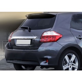 Moldura cromada sobre la matrícula (acero inoxidable) Toyota Auris 2007-2012 foto 2