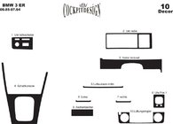 BMW Serie 3 E30 1982–1994 Cubiertas de Panel de Salpicadero Madera Oscura foto 3