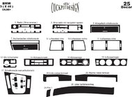 BMW 3 Series E46 1998-2006 Cubiertas de interior Aluminio foto 5