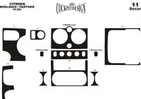 Citroen Berlingo 1996-2008 Cubiertas de tablero (2002-2008) Aluminio foto 3