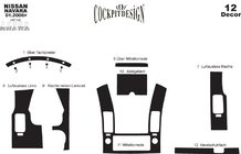 Nissan Navara 2006-2015 Kit de Tuning Interior (12 Piezas) Aluminio foto 4