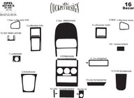 Opel Astra G classic 1998-2012 Cubiertas de Panel de Salpicadero Carbono foto 9