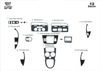 Seat Altea 2004-2015 Cubiertas de tablero (Juego grande) Aluminio foto 4