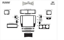 Volkswagen Passat B5 1997-2005 Cubiertas de tablero 2004-2005 Aluminio foto 7