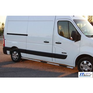 Barras Laterales BB002 (2 uds., Acero Inoxidable) Opel Movano 2010-2021 foto 4