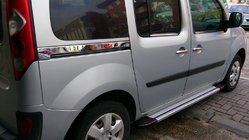 Mercedes Citan 2013-2021 Molduras de acero inoxidable para puertas correderas (2 uds) foto 2