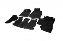 Toyota Highlander 2013-2019 Alfombrillas de goma 3D para interior (5 uds, Novline) foto 1