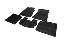 Mercedes S-class W221 2005-2013 Alfombrillas de goma con borde 4 Matic Long (Autogumm) foto 1