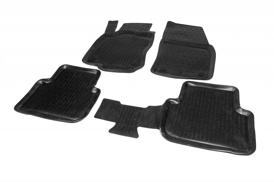 Volkswagen Touran 2015- Alfombrillas de goma (4 uds, Niken 3D) Image