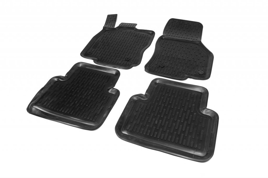 Skoda Superb 2015-2024 Alfombrillas de goma (4 uds, Niken 3D) Image
