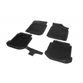 Alfombrillas de goma (4 uds, Niken 3D) Skoda Octavia I Tour A4 1996-2010 foto 1