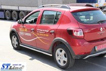 Renault Sandero 2013-2022 Barras Laterales BB001 (2 uds, acero inoxidable) foto 8