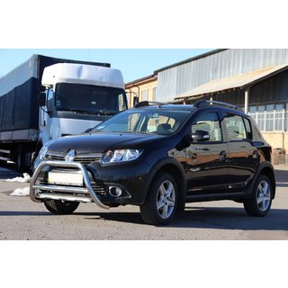 Defensa Delantera WT006 (Acero Inoxidable) Dacia Sandero 2013-2020 foto 4