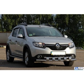 Defensa Delantera ST015 (Acero Inoxidable) Dacia Sandero 2013-2020 foto 4