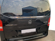 Mercedes Vito/V-class W447 2014- Moldura de luneta trasera (cristal pequeño) acero inoxidable foto 1