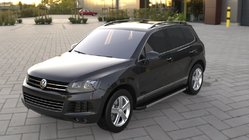 Volkswagen Touareg 2010-2018 Estribos Laterales Duru (2 uds., Aluminio) foto 3