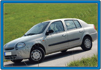 Renault Symbol 1999-2008 Cubiertas de Manijas Cromadas (Acero Inoxidable) foto 6