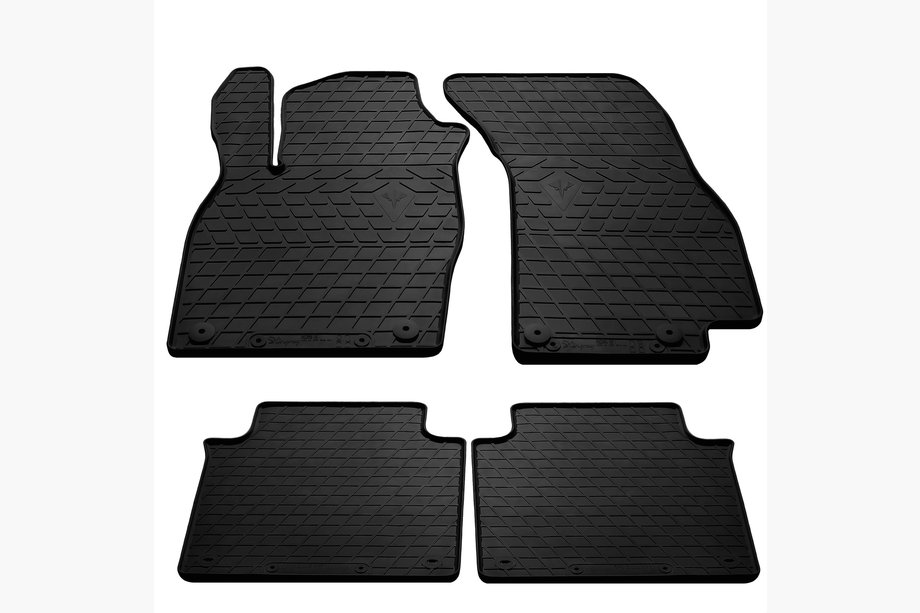 Audi A8 2018- Alfombrillas de goma (4 uds, Stingray Premium) Image