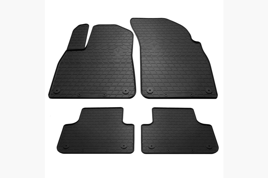 Audi Q7 2015–2026 Alfombrillas de goma (4 uds, Stingray Premium) Image
