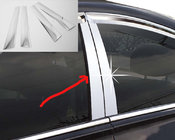 Hyundai Elantra (HD) 2006-2011 Lámina cromada para pilar foto 1
